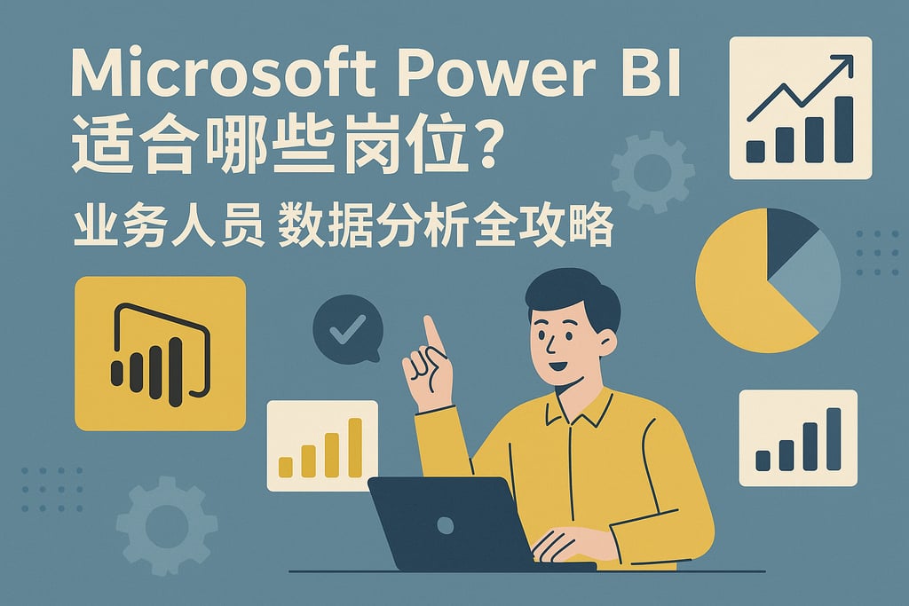 Microsoft Power BI适合哪些岗位？业务人员数据分析全攻略